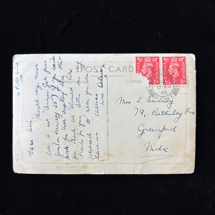 Vintage Postcard 1948 Loch Lomond RPPC Annie Get Your Gun Musical Kent England