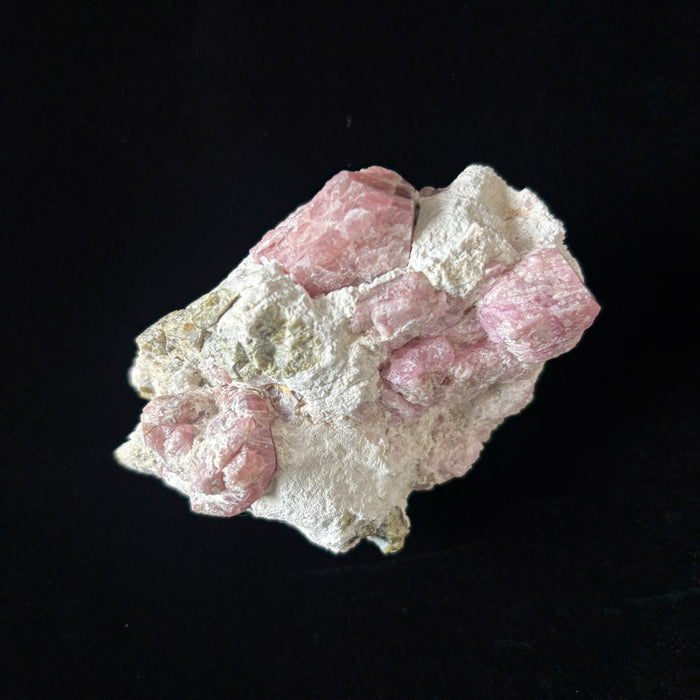 Garnet Cluster Pink Green Grossular Gemstone Specimen