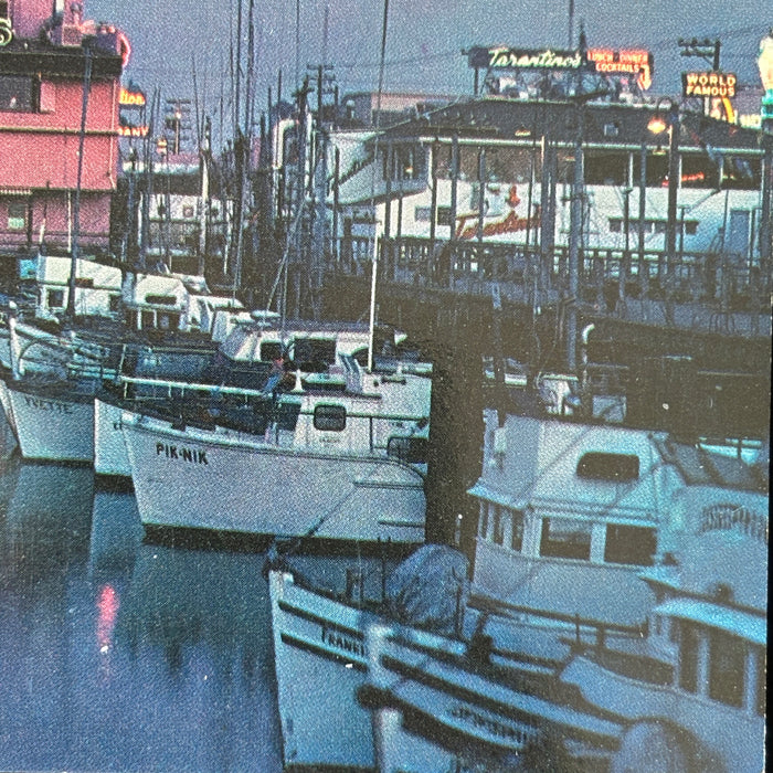 Vintage Postcard Lot San Francisco Golden Gate Cable Car Fishermans Wharf BART