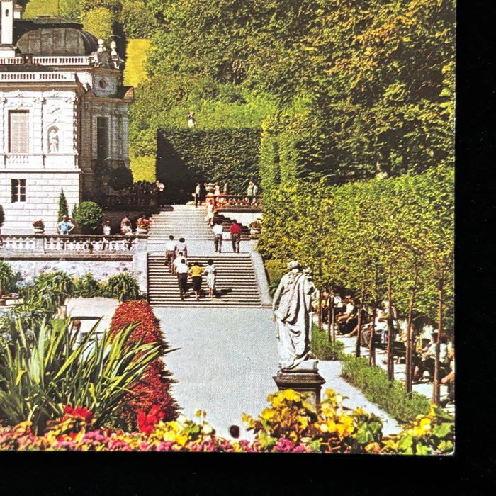 Vintage Postcard Lot Linderhof Palace Gold Fountain Bavaria Germany Retro Travel