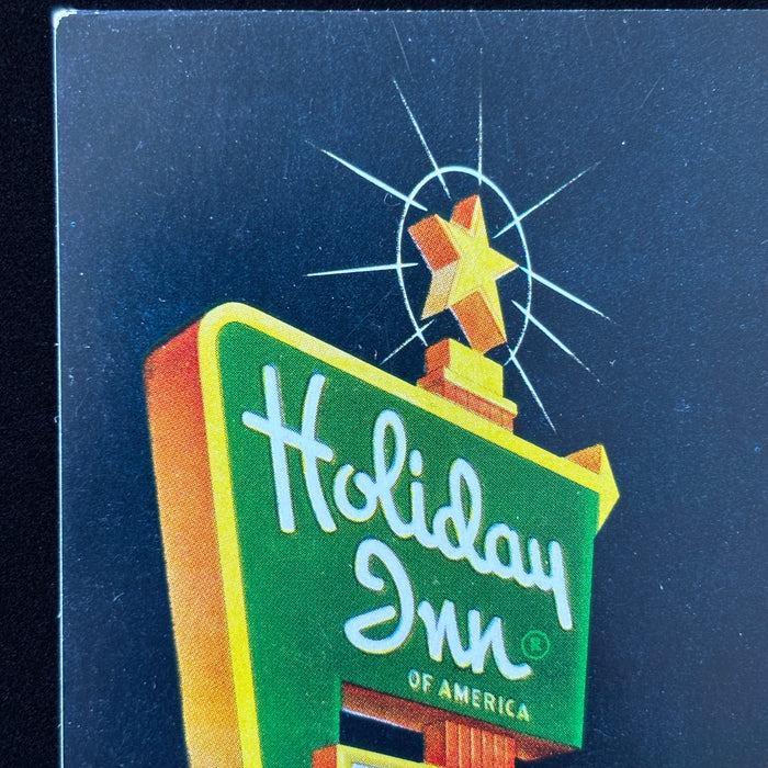 Vintage Postcard Holiday Inn Odessa Texas Great Sign Roadside Neon Route 80