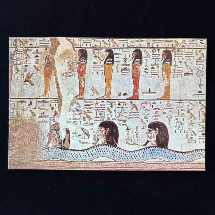 Vintage Postcard Lot Tomb Seti I King Horus Serpent Egyptian Mural Art Lot