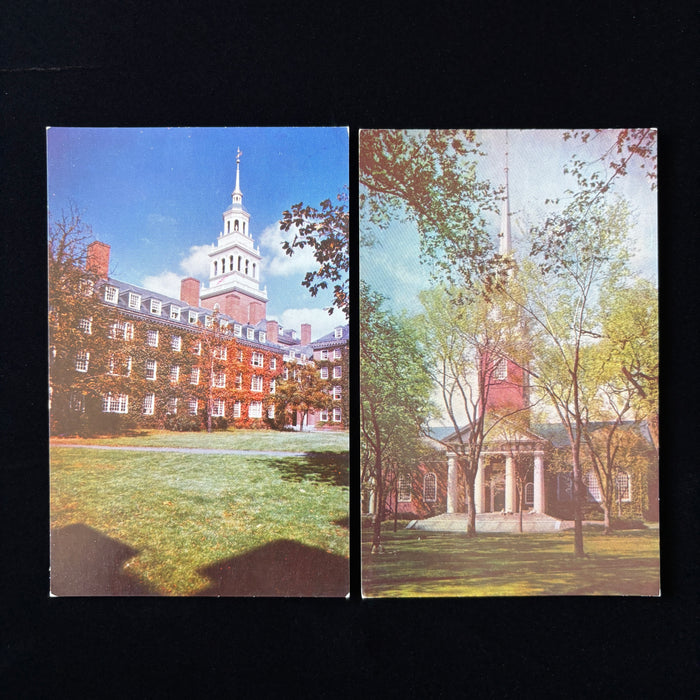 Vintage Postcard Lot Harvard University 1950s Lowell House Memorial Church Ivy