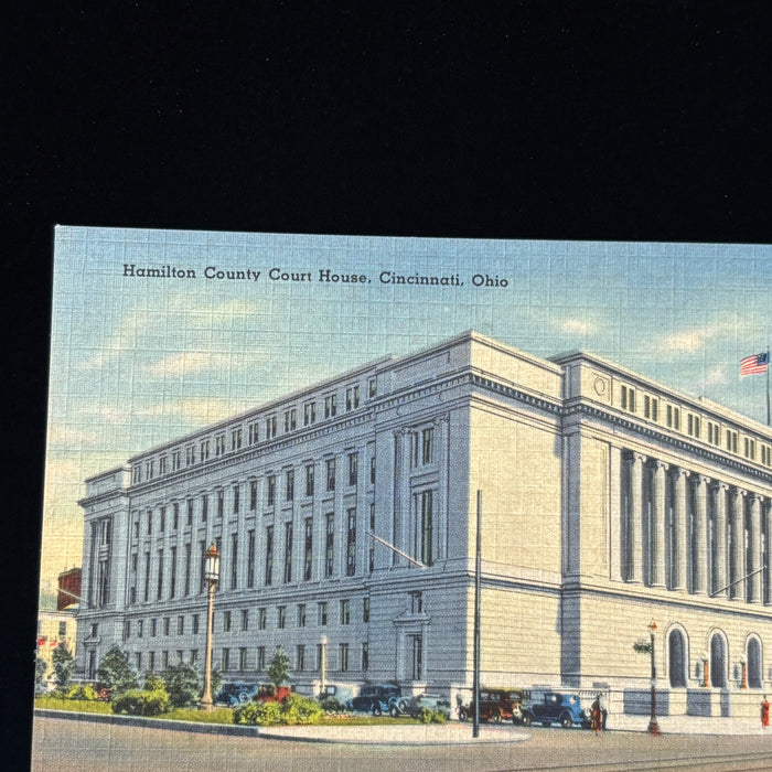 Vintage Postcard Lot Ohio Cincinnati Cleveland Court House Cars River Boats
