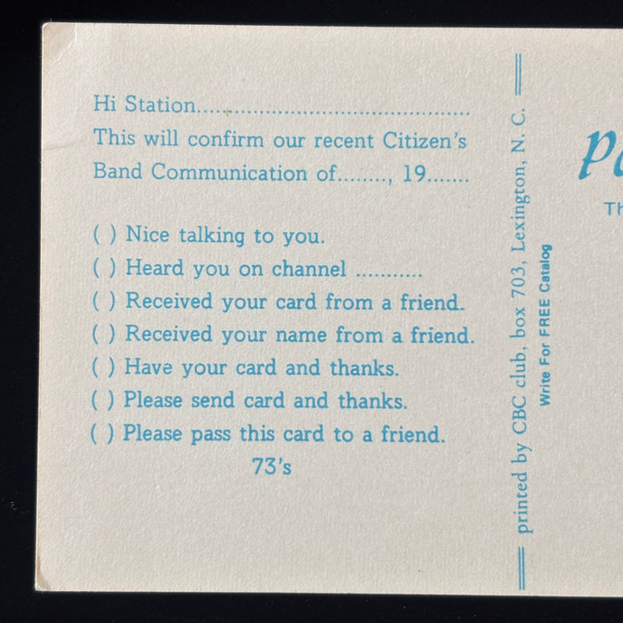 Vintage Postcard Lot Yellowstone Salesman Hot Cakes CB Radio QSL American Eagle
