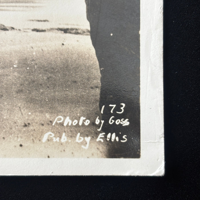 Vintage Postcard RPPC La Push Washington Hole In The Wall Rialto Beach Sea Cave