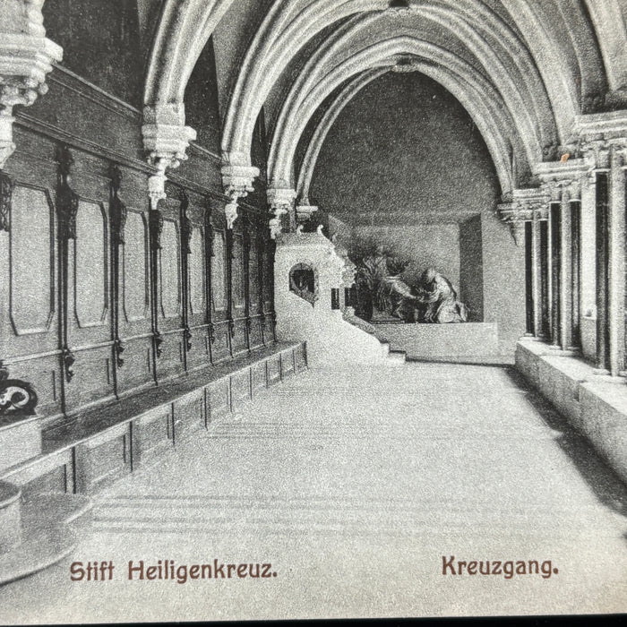 Antique Postcard Lot Austria Stift Heiligenkreuz Abbey Medieval Architecture