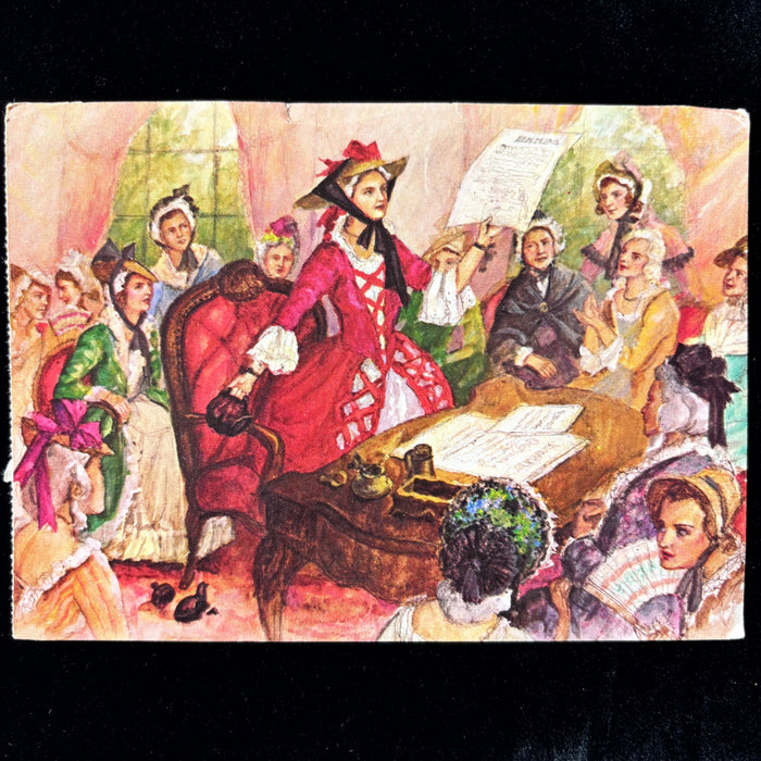 Vintage Postcard Penelope Barker Edenton Tea Party 1976 American Revolution
