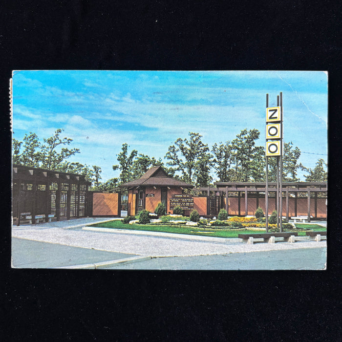 Vintage Postcard 1971 Assiniboine Park Zoo Winnipeg Manitoba Canada Moon Trip