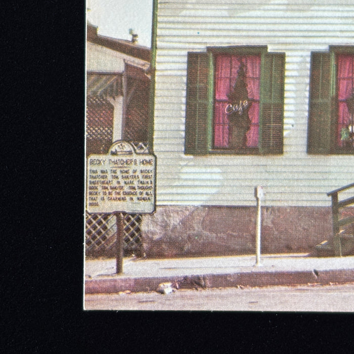 Vintage Postcard Lot 3 Literary Hannibal MO Mark Twain Cave Becky Thatcher House