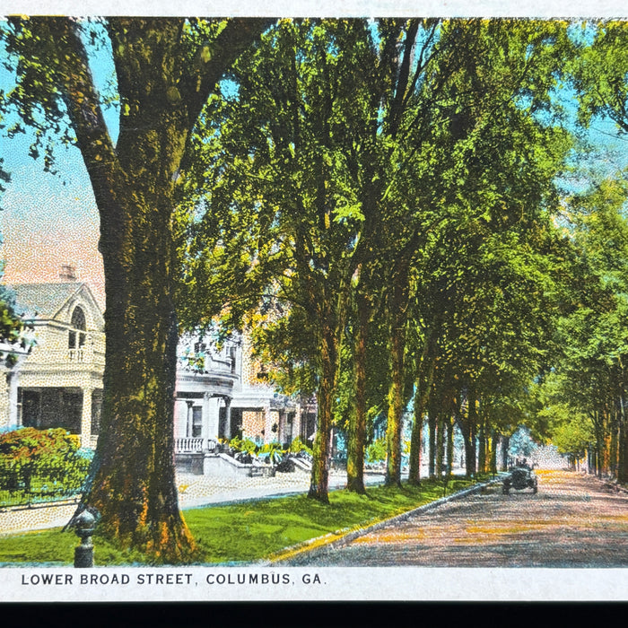 Vintage Postcard Lot Columbus Georgia Hospital Waverly Hotel Bridge Classic Cars