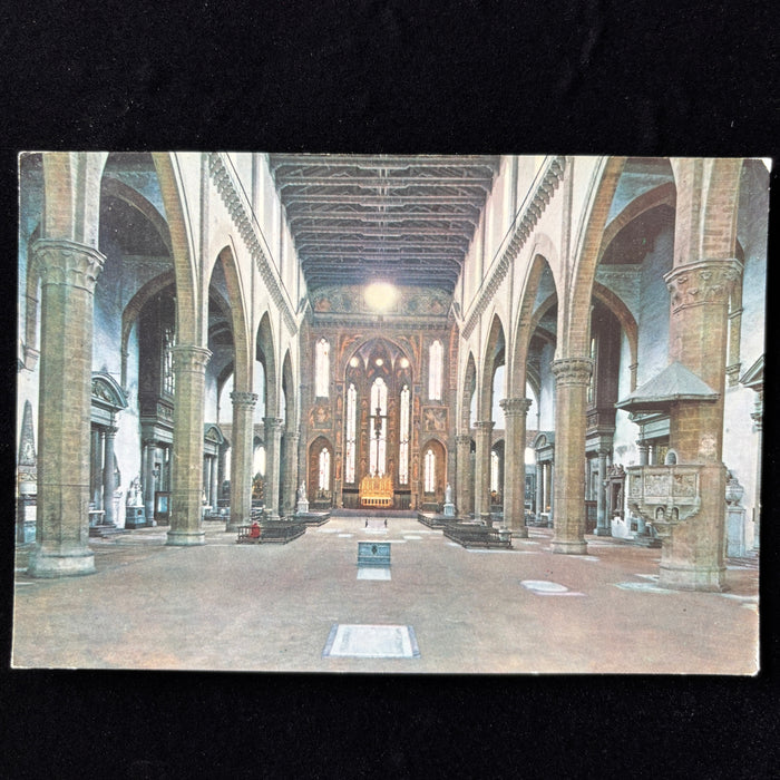 Vintage Postcard 1969 Polish British Santa Croce Da Vinci Dairy Festival Slogan