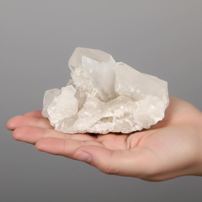 Clear Quartz Cluster Manifestation Crystal 5 Inch