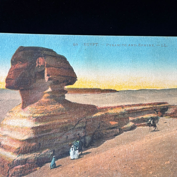 Vintage Postcard Lot Egypt Sphinx Cyprus Mosaic Bethlehem Church Israel Pilgrims