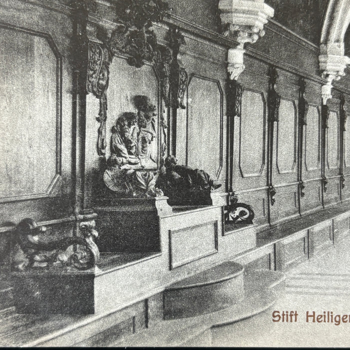 Antique Postcard Lot Austria Stift Heiligenkreuz Abbey Medieval Architecture
