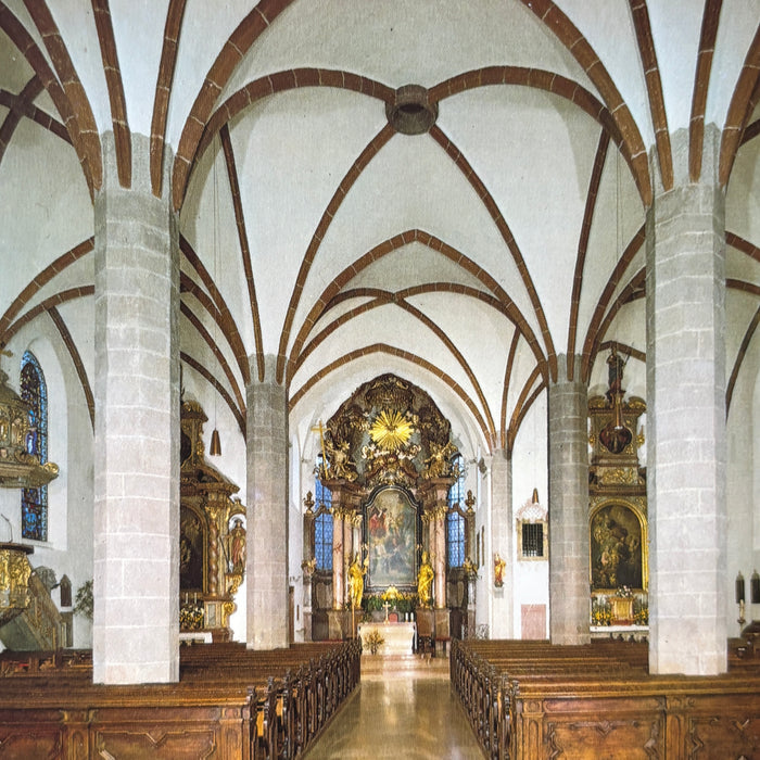 Vintage Postcard 5-Lot Germany Austria Church Interior Palace Hall Architecture