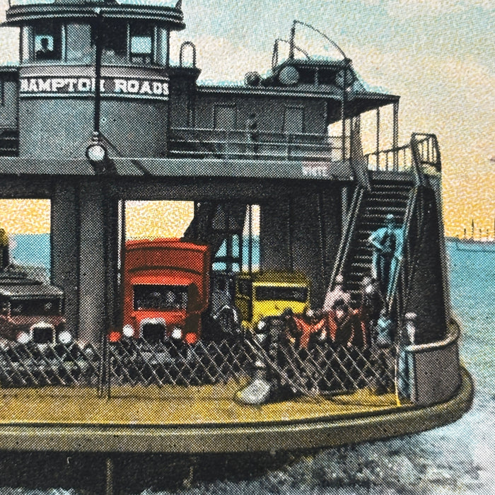 Vintage Postcard Lot Maritime Hot Dogs Norfolk Newport News Ferry Hampton VA