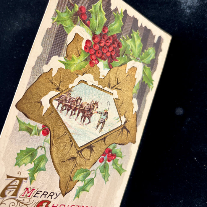 Antique Postcard 1910 John Winsch Christmas Charming Posted Social History