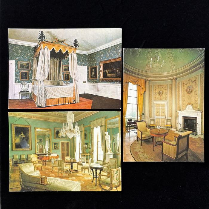 Vintage Postcard Lot Of 3 Interior Kew Palace Queen Charlotte Attingham Park UK
