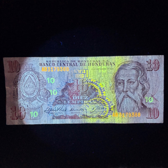 Vintage Banknote Lot of 5 World History Turkey Yugoslavia Honduras 1970-80s Set