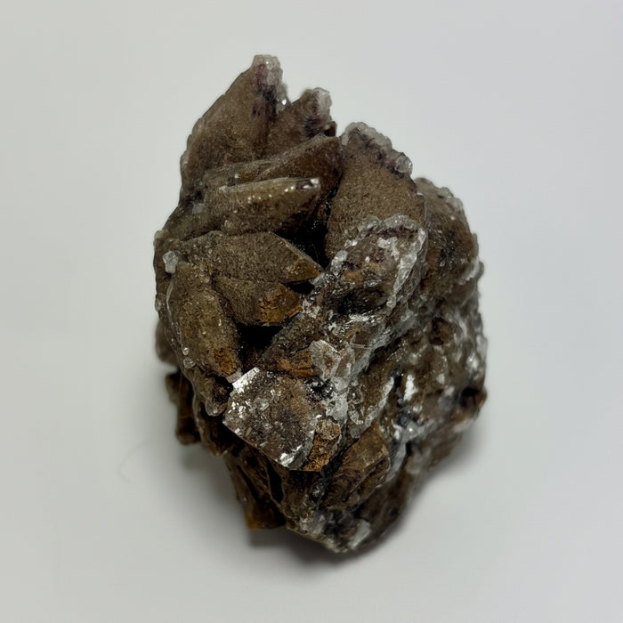 Calcite Cluster Dogtooth Chocolate Brown Crystal