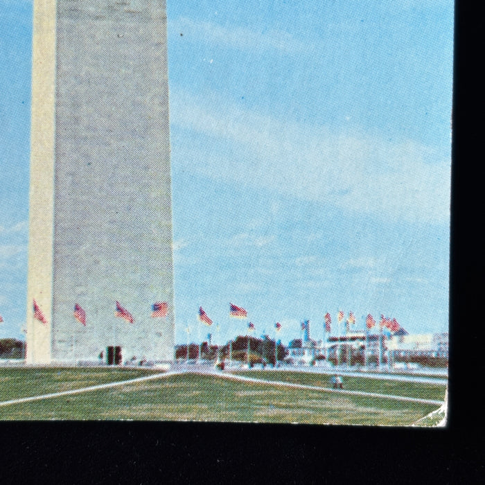 Vintage Postcard 1970s Walking 898 Stairs Social History Washington Monument DC