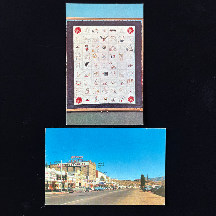 Vintage Postcard Lot Arizona Kingman Route 66 Sun City Bicentennial Quilt Travel