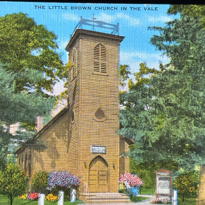 Vintage Postcard Lot State & Faith Old Capitol Iowa Little Brown Church Nashua
