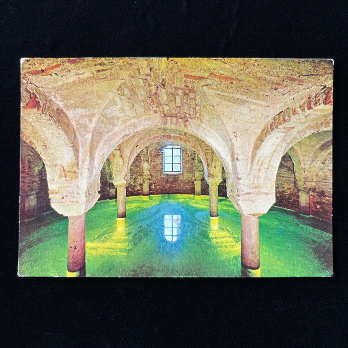 Vintage Postcard 1972 British Life Ravenna Italy Basilica Francesco Flood Crypt