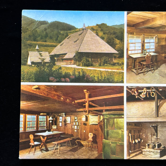Vintage Postcard Lot Alpine Folk Art Architecture Cafe Restaurant Farm Germany