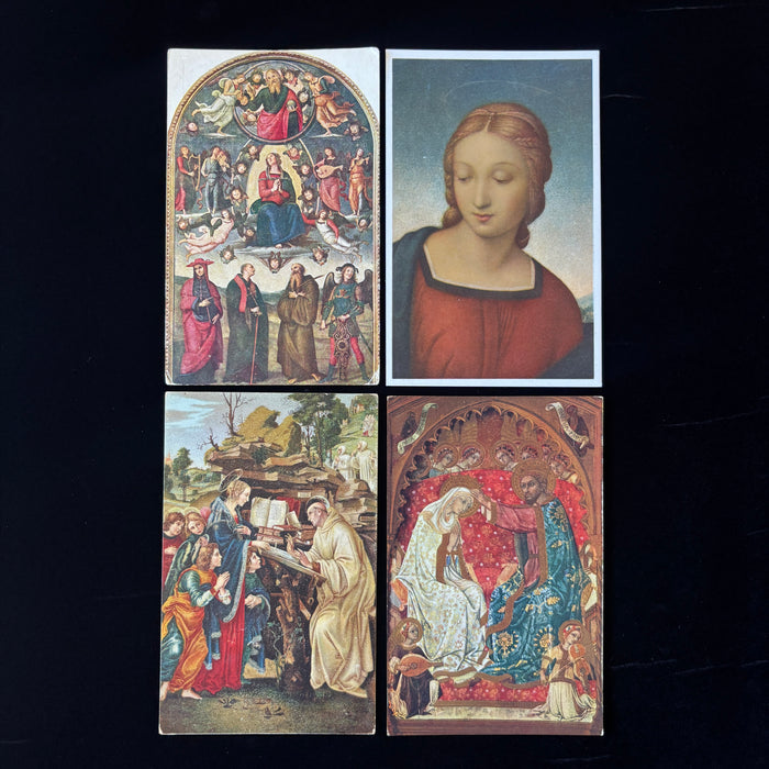 Vintage Postcard Lot Italy Renaissance Fine Art Religious Madonna Virgin Saints