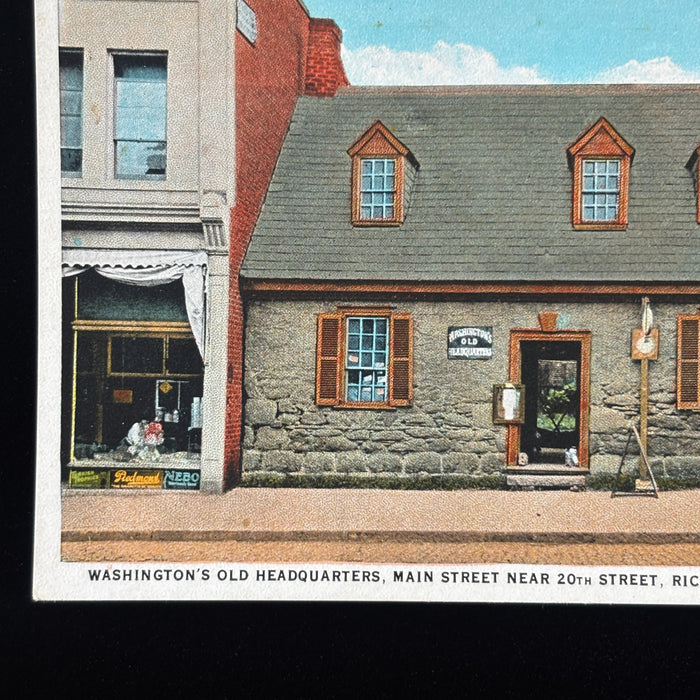 Vintage Postcard Richmond Virginia Bridge Capital White House Stonewall Jackson