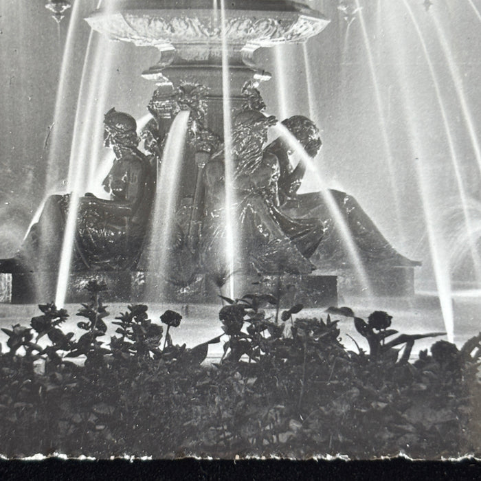 Vintage Postcard Lot 2 Glossy RPPC Geneva Switzerland Jet D Eau Jardin Anglais