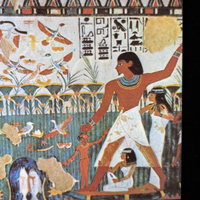 Vintage Postcards Lot Egypt Cairo Tomb Frescoes Art Painting Musicians Ephemera