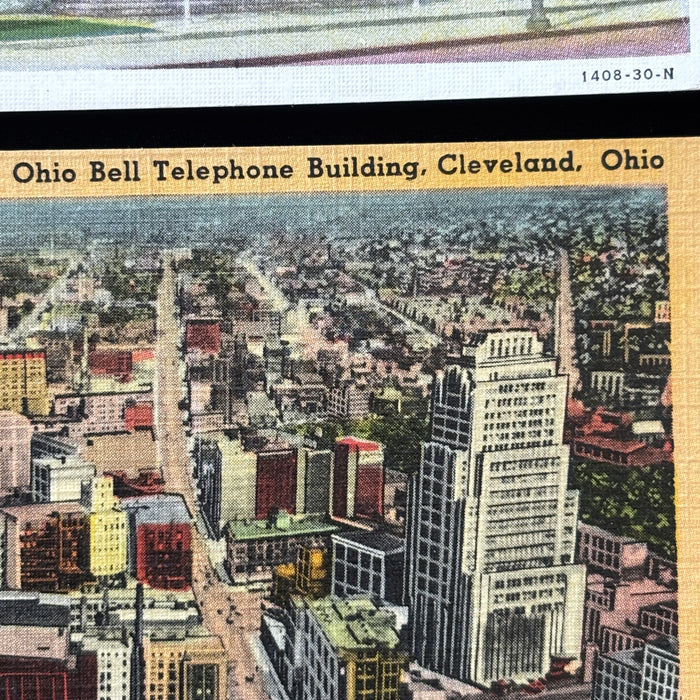 Vintage Postcard Lot Ohio Cincinnati Cleveland Court House Cars River Boats