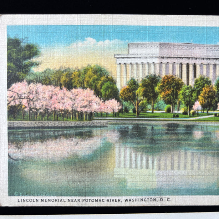 Vintage Postcard Lot Washington DC Lincoln Memorial White House Ambassador Hotel