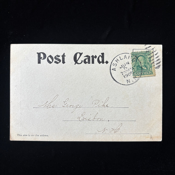 Antique Postcard 1908 Wentworth Eye Drama Social History State House Concord NH