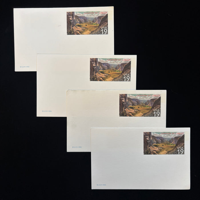 Vintage Postcard Lot 1994 Canyon Chelly Arizona 19c Postal Cards USPS Stationery