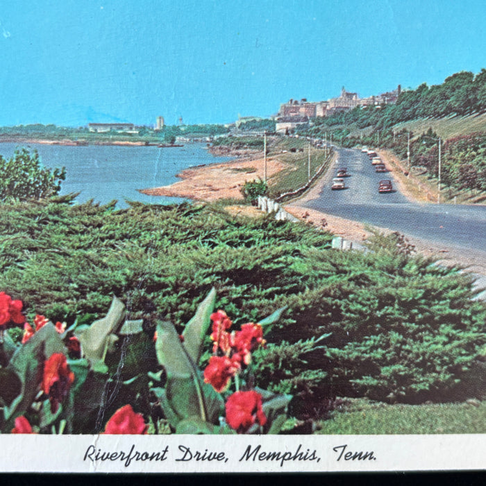 Vintage Postcard Lot Tennessee Henry County Hospital Riverfront Dr Memphis Cars