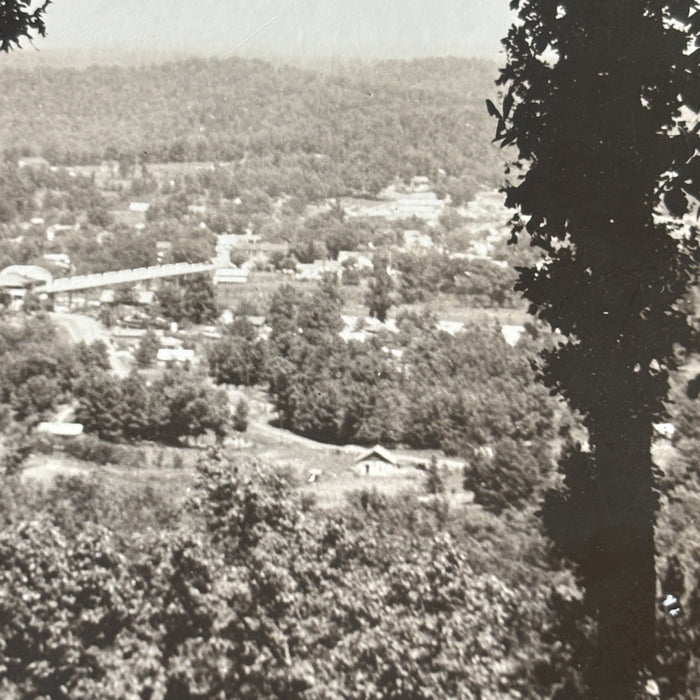 Vintage Postcard RPPC Van Buren Missouri State Park Town Tree Landscape Overlook