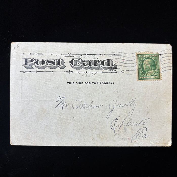 Antique Postcard 1910 Comic Weather Bum Hobo Tramp American Ephrata Lancaster PA