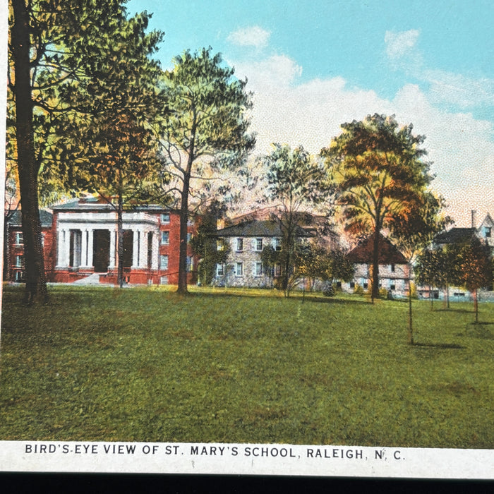 Vintage Postcard Lot Raleigh North Carolina Car Flag Capital Club Hotel Carolina