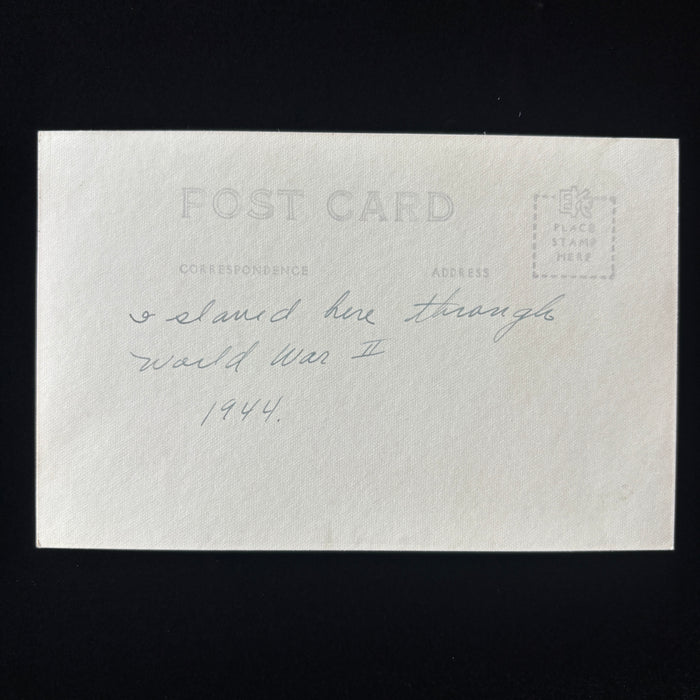 Vintage Postcard 1944 RPPC Wartime Labor Pentagon Bldg WWII River Washington DC
