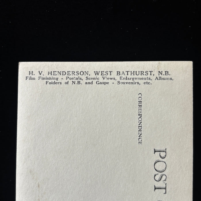 Vintage Postcard 1930s RPPC Gaspe Canada Rugged Cliff Hwy Engineering Henderson