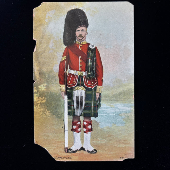 Vintage Postcard Lot Scotland Highlander Burns Edinburgh Castle Cannons Glasgow