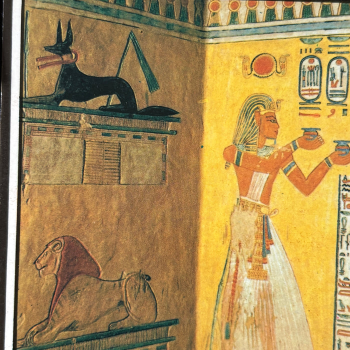 Vintage Postcard Lot Egypt Funeral Art Nefertari Valley Queens Sennedjem Mummy