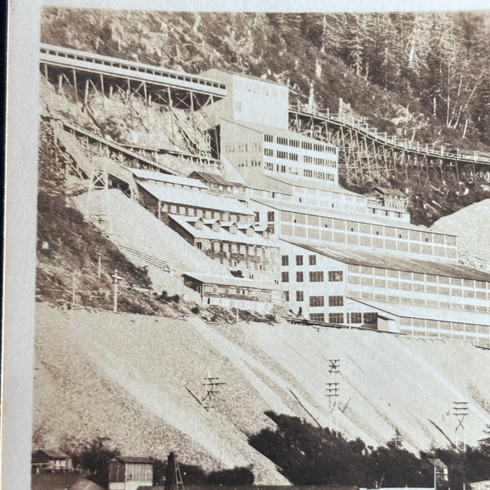 Vintage Postcard RPPC Juneau Alaska Gold Mining Mill History Permit Disappointed