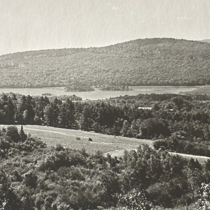 Vintage Postcard RPPC Northport Maine Knights Pond Mt Togo New England Nature