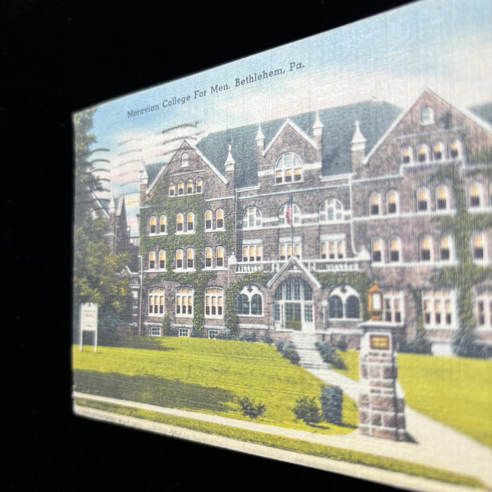 Vintage Postcard 1961 East Coast Travel Journal Moravian College Bethlehem PA