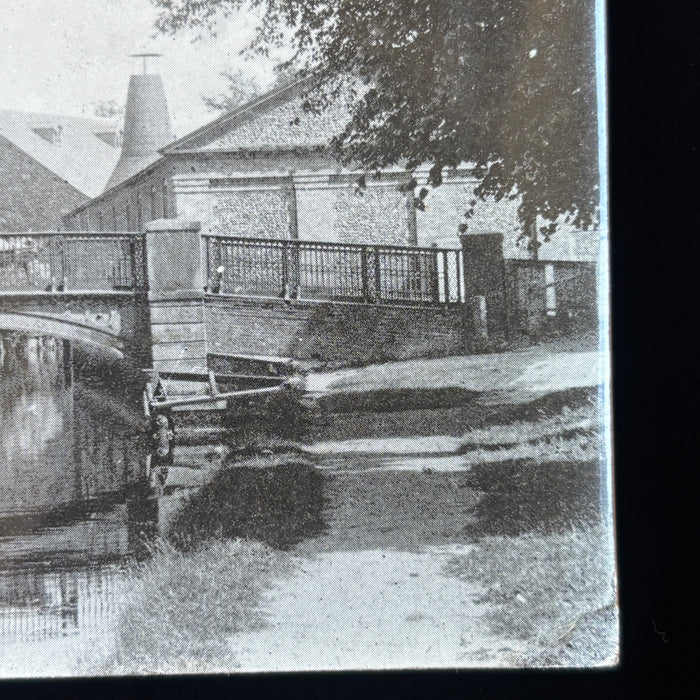 Antique Postcard Town Bridge Thetford Norfolk England Britannia Edwardian River